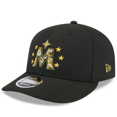 Minnesota Twins 2024 Armed Forces Day Low Profile 9FIFTY Snapback Hat Black