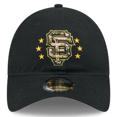 San Francisco Giants 2024 Armed Forces Day 9TWENTY Adjustable Hat Black