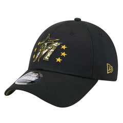 Miami Marlins 2024 Armed Forces Day 9FORTY Adjustable Hat Black