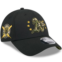 Athletics 2024 Armed Forces Day 9FORTY Adjustable Hat Black
