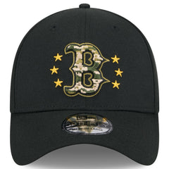 Boston Red Sox 2024 Armed Forces Day 39THIRTY Flex Hat Black