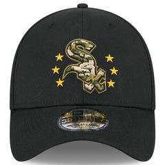 Chicago White Sox 2024 Armed Forces Day 39THIRTY Flex Hat Black