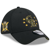 Colorado Rockies 2024 Armed Forces Day 39THIRTY Flex Hat Black