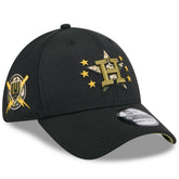 Houston Astros 2024 Armed Forces Day 39THIRTY Flex Hat Black