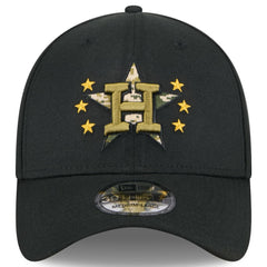 Houston Astros 2024 Armed Forces Day 39THIRTY Flex Hat Black