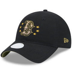Boston Red Sox Women's 2024 Armed Forces Day 9TWENTY Adjustable Hat Black