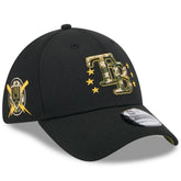 Tampa Bay Rays 2024 Armed Forces Day 39THIRTY Flex Hat Black