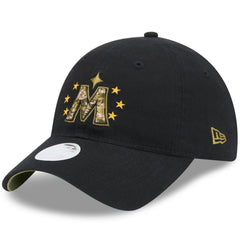Minnesota Twins Women's 2024 Armed Forces Day 9TWENTY Adjustable Hat Black