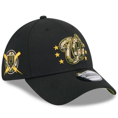 Washington Nationals 2024 Armed Forces Day 39THIRTY Flex Hat Black
