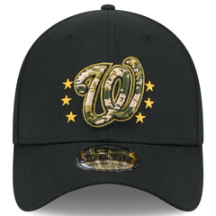 Washington Nationals 2024 Armed Forces Day 39THIRTY Flex Hat Black
