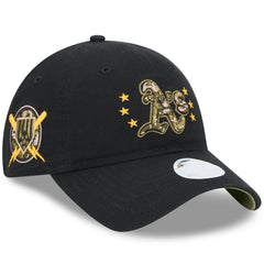Athletics Women's 2024 Armed Forces Day 9TWENTY Adjustable Hat Black
