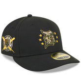 Detroit Tigers 2024 Armed Forces Day Low Profile 59FIFTY Fitted Hat Black
