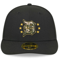 Detroit Tigers 2024 Armed Forces Day Low Profile 59FIFTY Fitted Hat Black