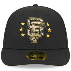 San Francisco Giants 2024 Armed Forces Day Low Profile 59FIFTY Fitted Hat Black