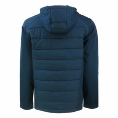 New York Yankees Cutter & Buck Evoke Hybrid Eco Softshell Recycled Full-Zip Hoodie Navy