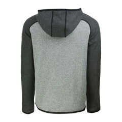 Cincinnati Reds Cutter & Buck Mainsail Full-Zip Hooded Jacket Heather Charcoal/Heather Gray