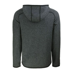 San Diego Padres Cutter & Buck Mainsail Full-Zip Hooded Jacket Heather Charcoal