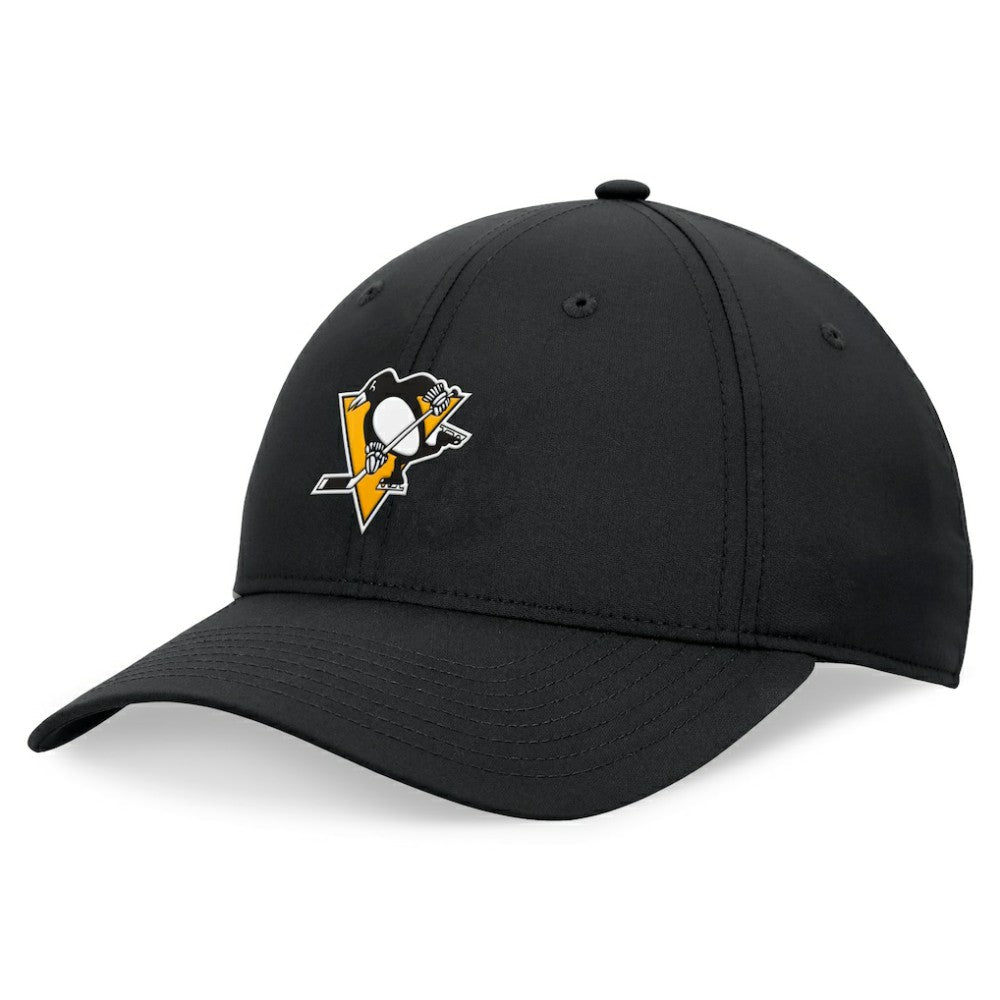 Pittsburgh Penguins Fanatics Front Office Ripstop Adjustable Hat - Black Hats