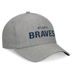 Atlanta Braves Elements A-Frame Structured Adjustable Hat Heather Gray