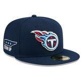 Tennessee Titans New Era 2024 NFL Draft 59FIFTY Fitted Hat - Navy outlet