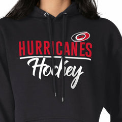 Carolina Hurricanes G-III 4Her by Carl Banks Women's Team Sport Tri-Blend Fleece Hoodie - Black Hoodies