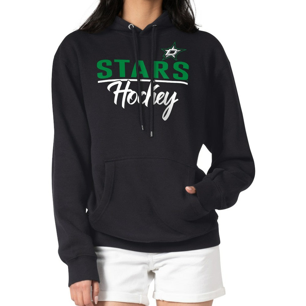 Dallas Stars G-III 4Her by Carl Banks Women's Team Sport Tri-Blend Fleece Hoodie - Black Hoodies