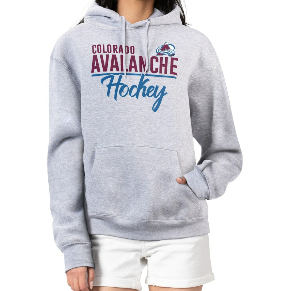 Colorado Avalanche G-III 4Her by Carl Banks Women's Team Sport Tri-Blend Fleece Hoodie - Heather Gray Hoodies