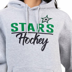 Dallas Stars G-III 4Her by Carl Banks Women's Team Sport Tri-Blend Fleece Hoodie - Heather Gray Hoodies