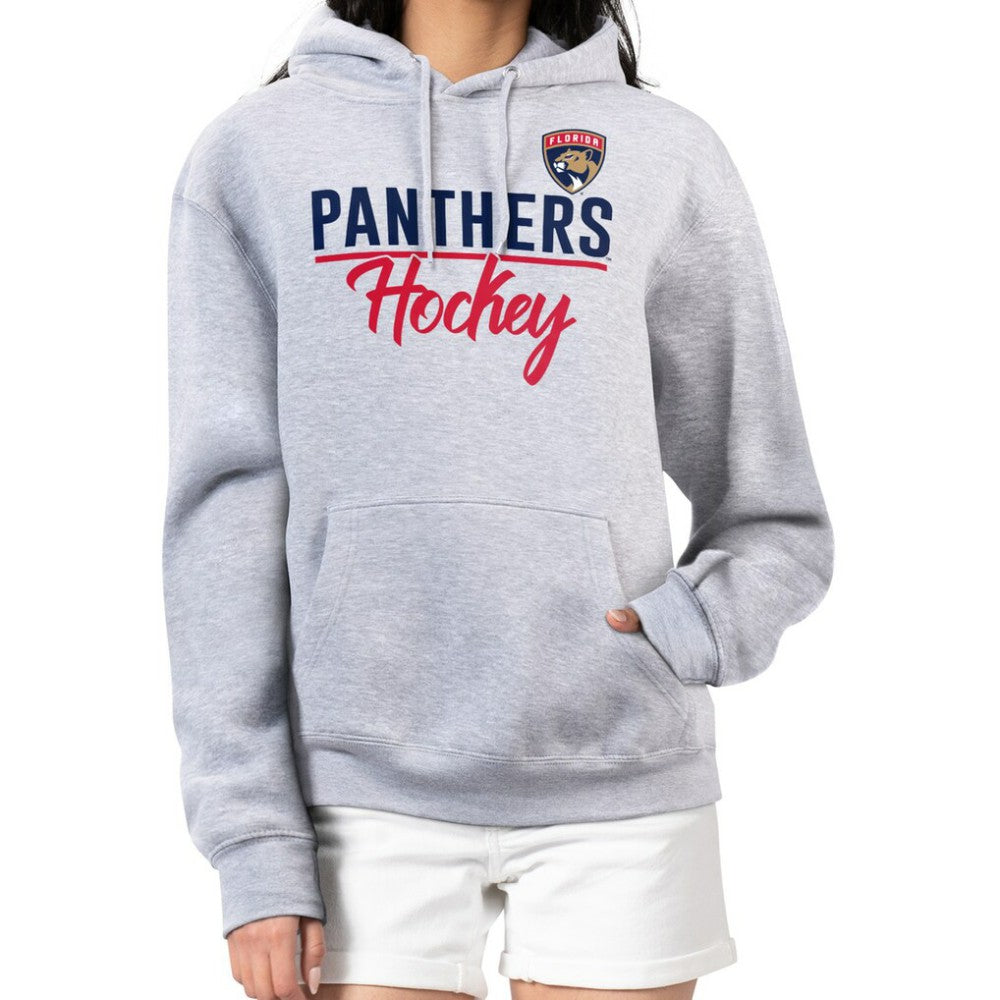 Florida Panthers G-III 4Her by Carl Banks Women's Team Sport Tri-Blend Fleece Hoodie - Heather Gray Hoodies