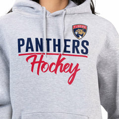 Florida Panthers G-III 4Her by Carl Banks Women's Team Sport Tri-Blend Fleece Hoodie - Heather Gray Hoodies
