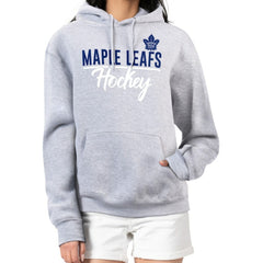 Toronto Maple Leafs G-III 4Her by Carl Banks Women's Team Sport Tri-Blend Fleece Hoodie - Heather Gray Hoodies