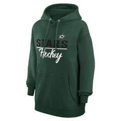 Dallas Stars G-III 4Her by Carl Banks Women's Team Sport Tri-Blend Fleece Hoodie - Green Hoodies