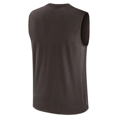 Cleveland Browns Blitz Legend Dri-FIT Muscle Tank Top - Brown outlet