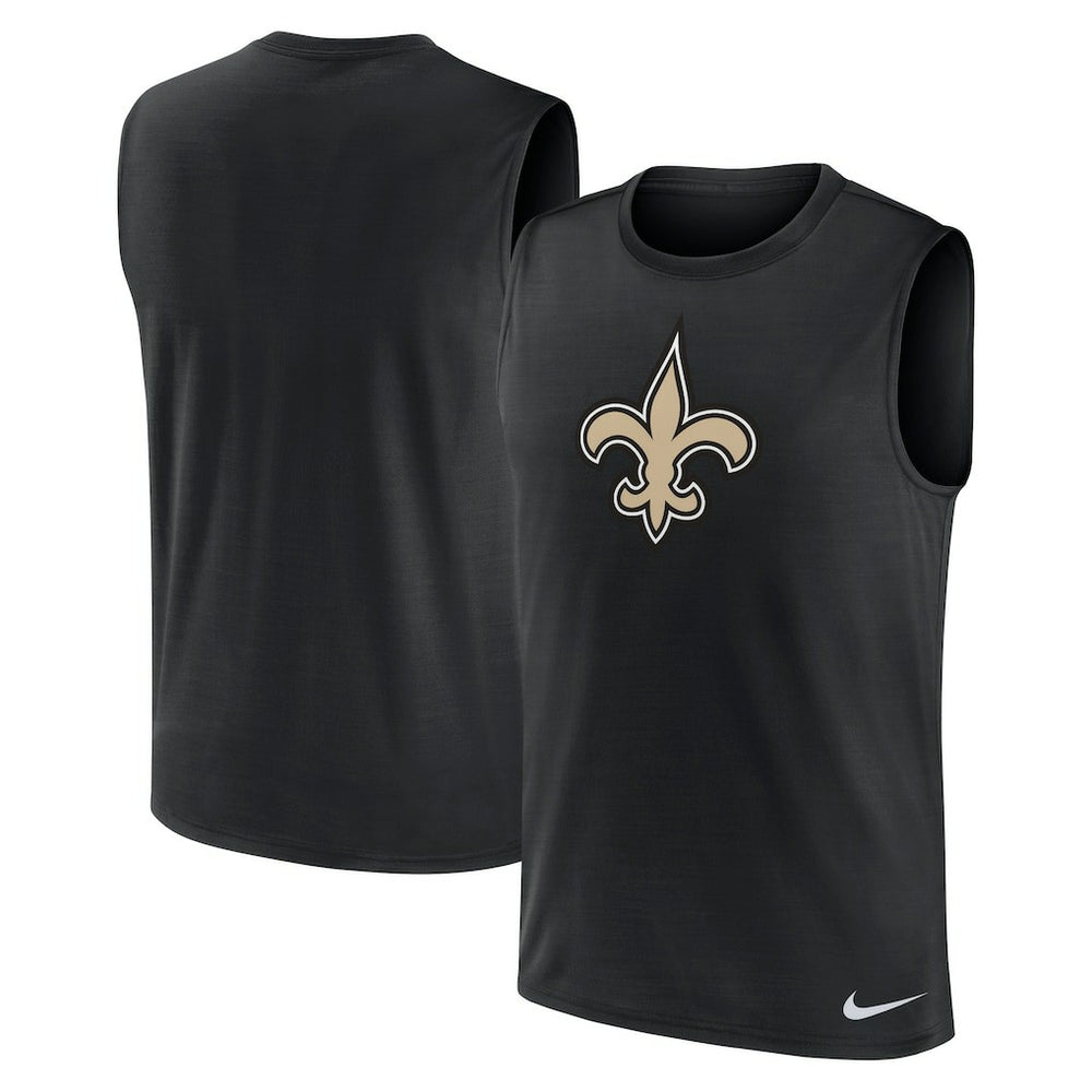 New Orleans Saints Blitz Legend Dri-FIT Muscle Tank Top - Black for sale