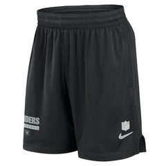 Las Vegas Raiders 2024 Sideline Performance Mesh Shorts - Black discount