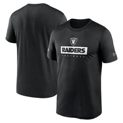 Las Vegas Raiders Sideline Legend Performance T-Shirt - Black cheap