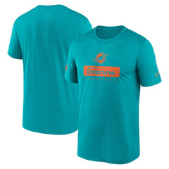 Miami Dolphins Sideline Legend Performance T-Shirt - Aqua for sale