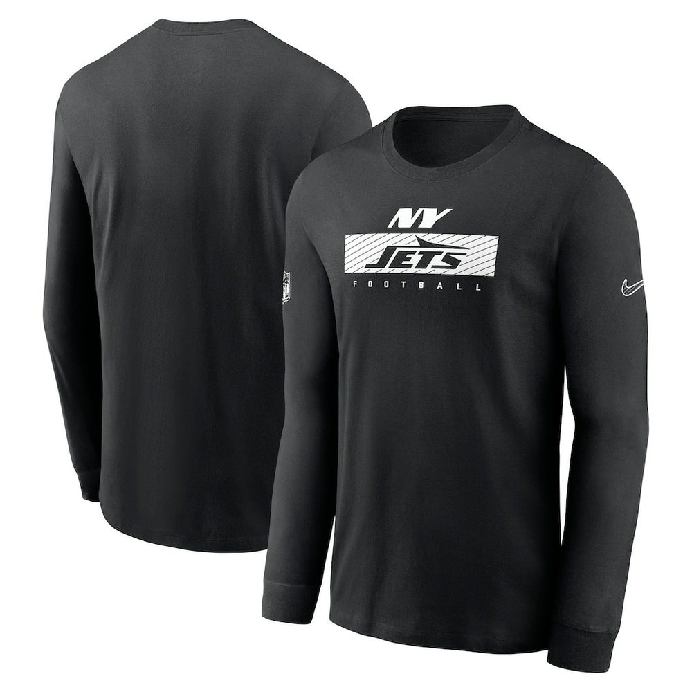New York Jets Sideline Dri-FIT Long Sleeve T-Shirt - Black outlet