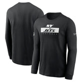 New York Jets Sideline Dri-FIT Long Sleeve T-Shirt - Black outlet