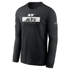 New York Jets Sideline Dri-FIT Long Sleeve T-Shirt - Black outlet