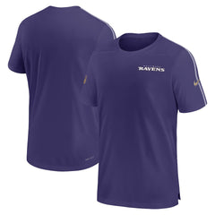 Baltimore Ravens 2024 Sideline Coach UV Performance T-Shirt - Purple discount