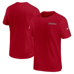 Tampa Bay Buccaneers 2024 Sideline Coach UV Performance T-Shirt - Red cheap