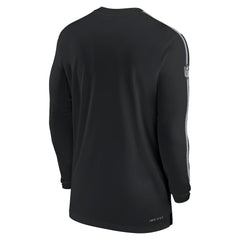Philadelphia Eagles Sideline Coach UV Performance Long Sleeve T-Shirt - Black discount