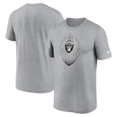 Las Vegas Raiders Primetime Legend Icon Performance T-Shirt - Heather Gray outlet