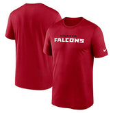 Atlanta Falcons Primetime Legend Wordmark Performance T-Shirt - Red outlet