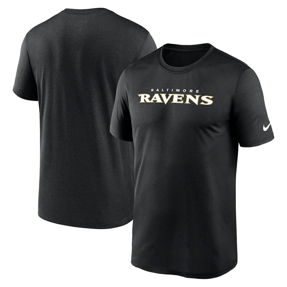 Baltimore Ravens Primetime Legend Wordmark Performance T-Shirt - Black on sale