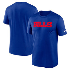 Buffalo Bills Primetime Legend Wordmark Performance T-Shirt - Royal on sale