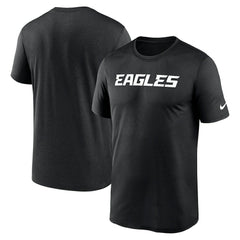 Philadelphia Eagles Primetime Legend Wordmark Performance T-Shirt - Black discount