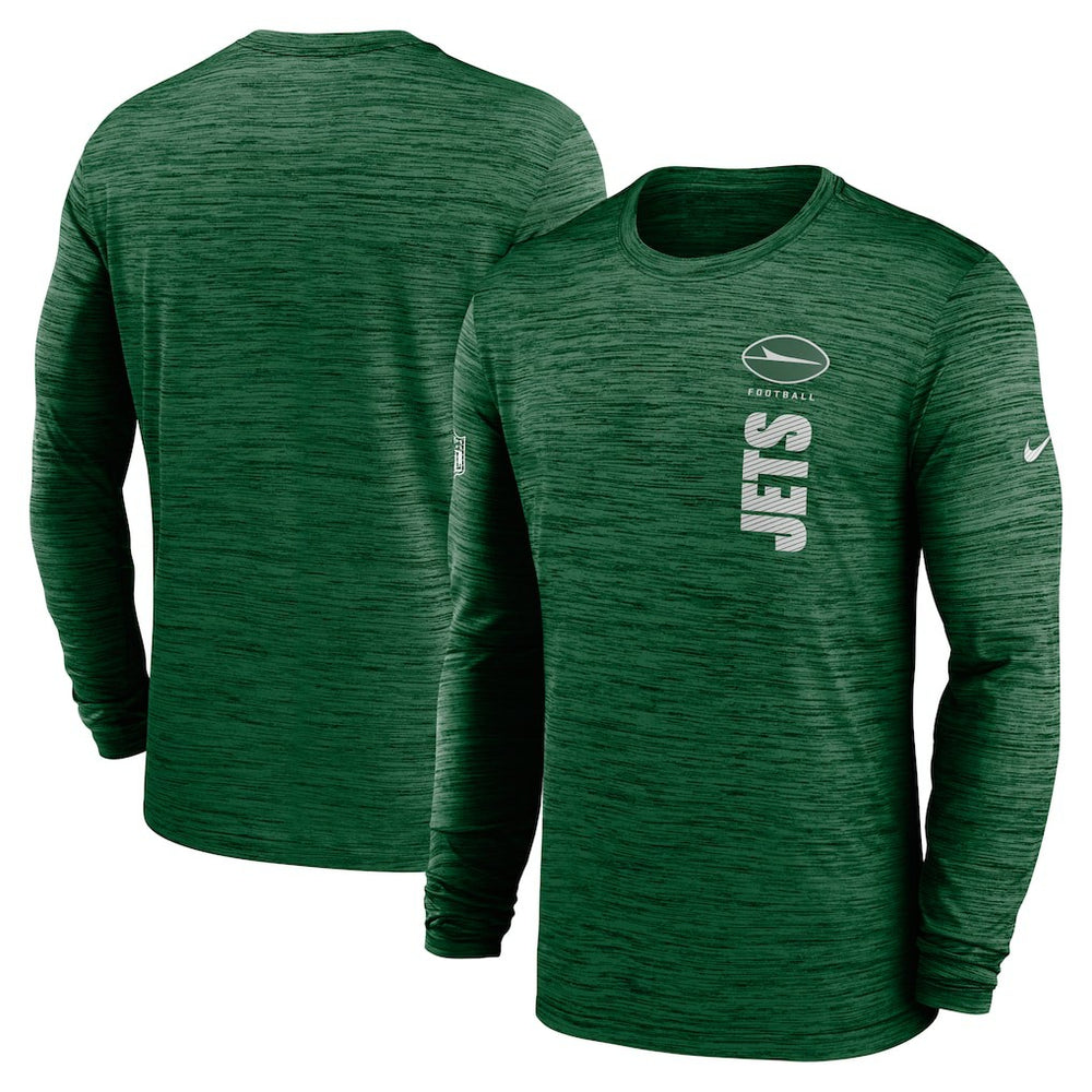New York Jets Sideline Velocity Dri-FIT Long Sleeve T-Shirt - Green outlet