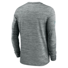 Philadelphia Eagles Sideline Velocity Dri-FIT Long Sleeve T-Shirt - Gray outlet